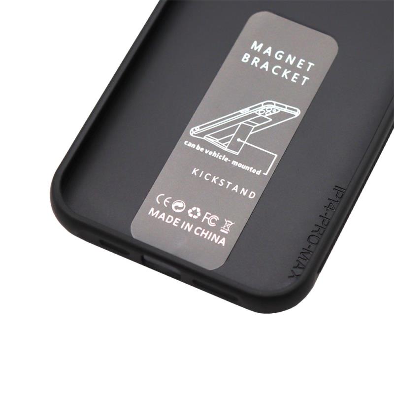 Θήκη TPU & PC inos Apple iPhone 14 Pro Max Kickstand Μαύρο