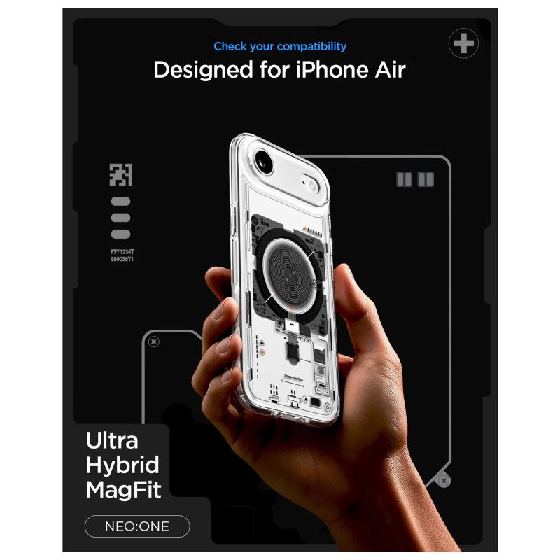 Θήκη TPU & PC Spigen Ultra Hybrid Magsafe Apple iPhone Air Neo One Διάφανο