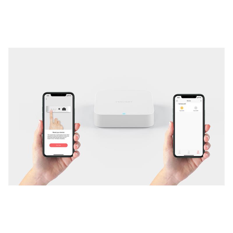 Έξυπνη Πύλη Bluetooth BLE Mesh Wi-Fi LAN Yeelight Λευκό