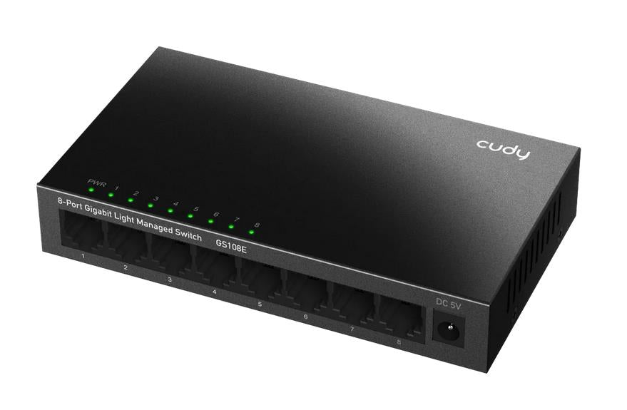 CUDY 8-PORT GIGABIT LIGHT MANAGED SWITCH