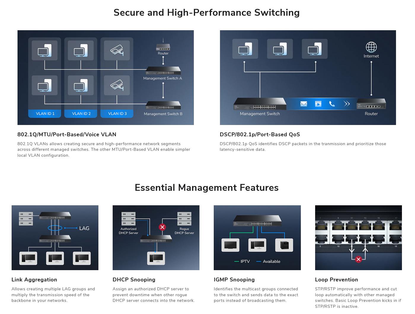 CUDY 8-PORT GIGABIT LIGHT MANAGED SWITCH