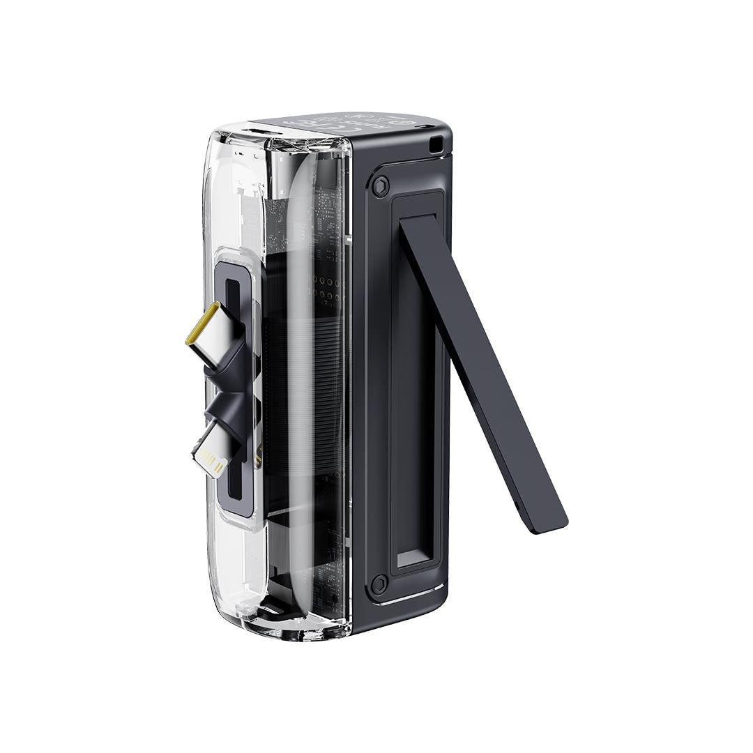 XO PR273 POWERBANK 22.5W ΜΕ ΚΕΦΑΛΗ LIGHTNING ΚΑΙ TYPE-C, 5000 MAH
