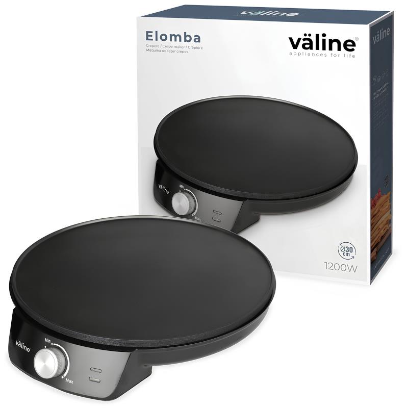 Κρεπιέρα Väline Elomba 30cm 1200W Μαύρο