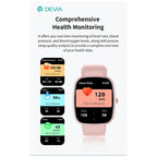 Smartwatch Devia WT5 1.83" Μαύρο