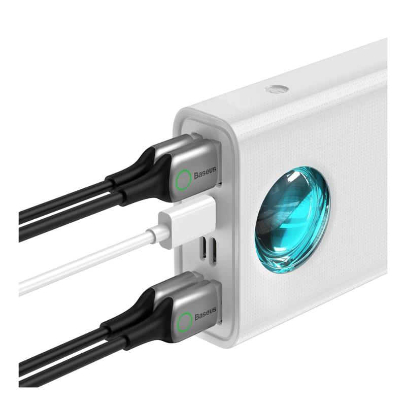 Φορτιστής Ανάγκης Baseus Amblight 65W 30000mAh Λευκό