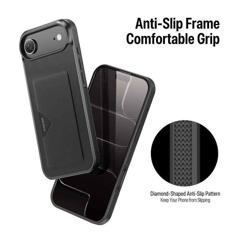 Θήκη TPU PU & PC Dux Ducis Pocard Apple iPhone Air Μαύρο