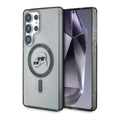 Θήκη TPU Karl Lagerfeld Samsung Galaxy S25 Ultra Magnetic IML Metal Karl & Choupette Heads Μαύρο