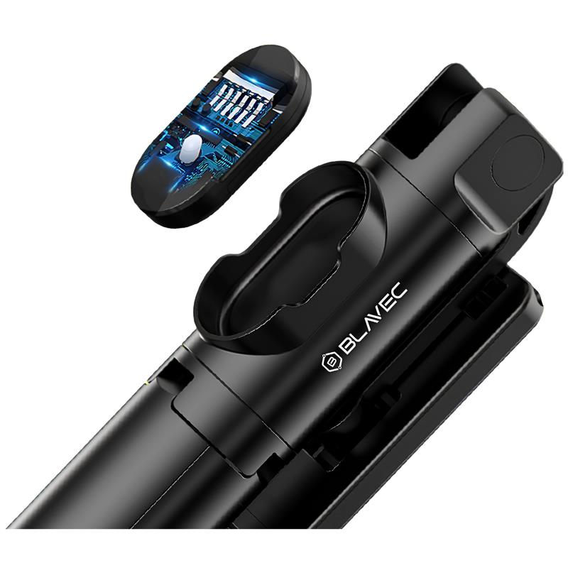 Ασύρματο Selfie Stick & Τρίποδο Blavec Coco P02 με Τηλεχειριστήριο για Smartphones Πλάτους 65mm έως 95mm Μαύρο