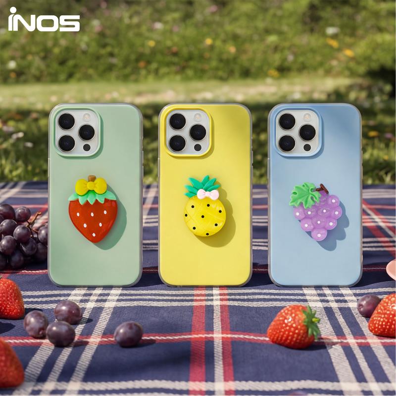 Θήκη TPU & PC inos Samsung A376 Galaxy A37 5G Fresh Pop Pineapple Κίτρινο