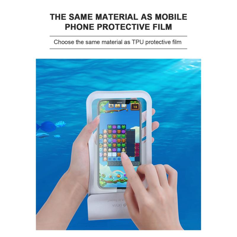 Waterproof Θήκη Devia EL158 Strong για Smartphones έως 6.9" Μαύρο