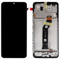 Οθόνη με Touch Screen & Μεσαίο Πλαίσιο Xiaomi Redmi 13C/ Poco C65 Μαύρο (Original)