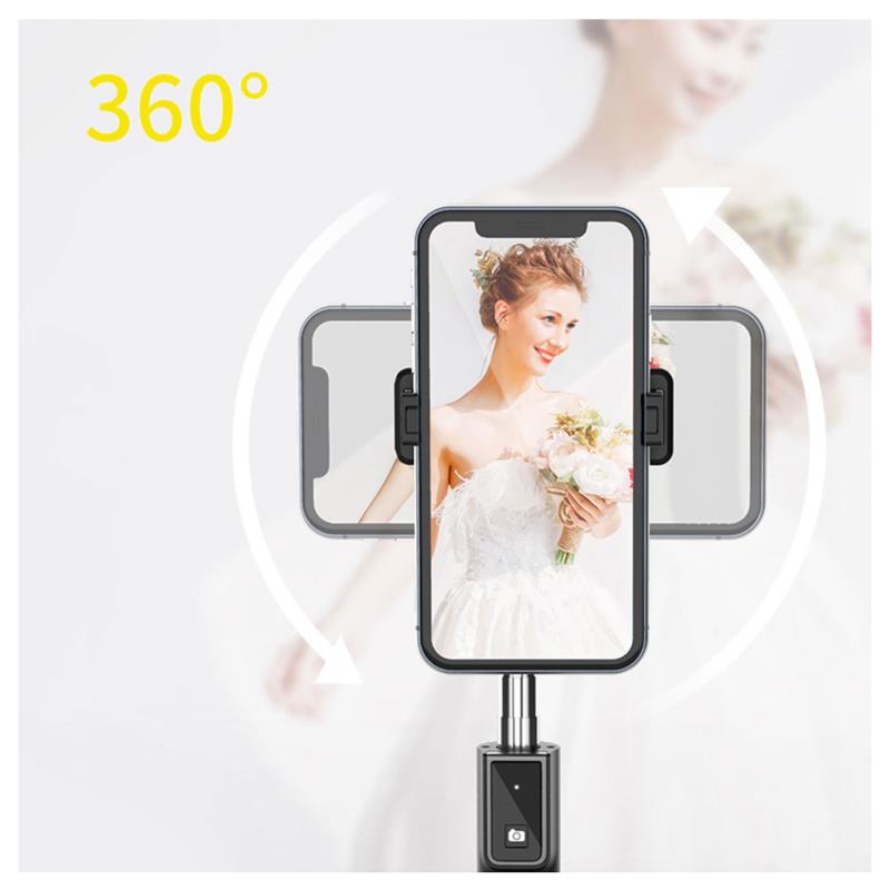 Ασύρματο Selfie Stick & Τρίποδο Blavec Coco P04 με Τηλεχειριστήριο για Smartphones Πλάτους 65 έως 95mm Μαύρο