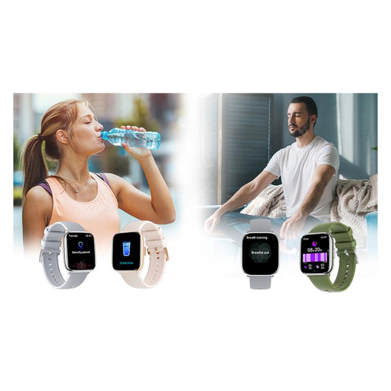 Smartwatch myPhone Pastel 1.75" Χρυσό/Ροζ