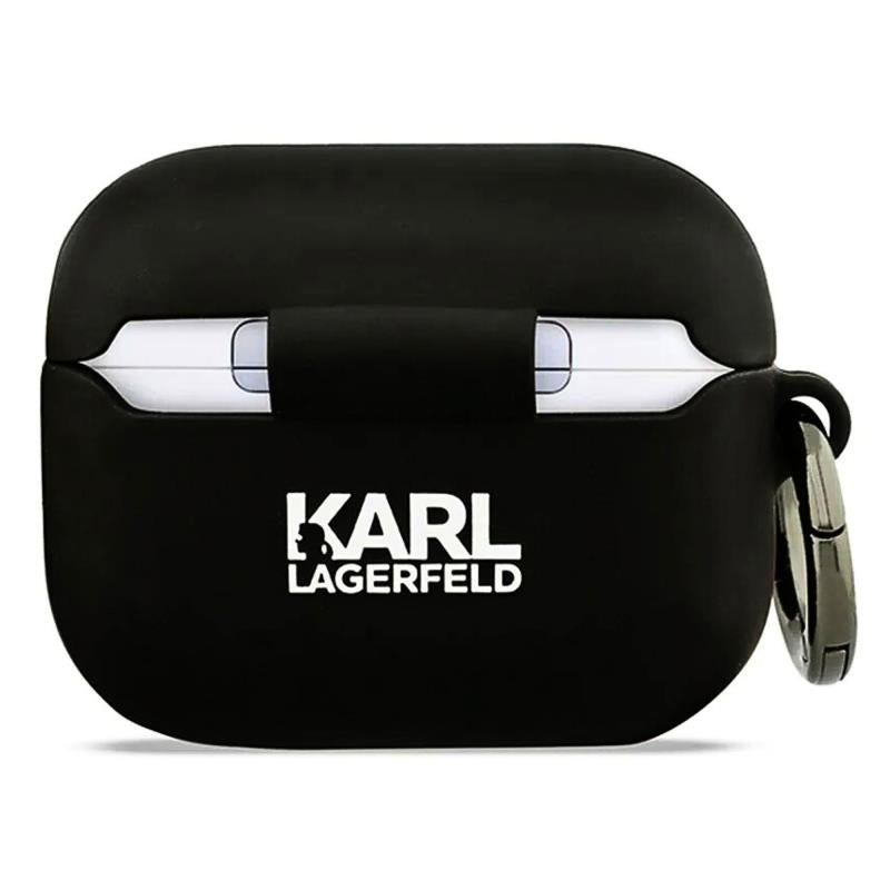 Θήκη Σιλικόνης Karl Lagerfeld Apple AirPods Pro 3 (2025) Choupette Head 3D Μαύρο