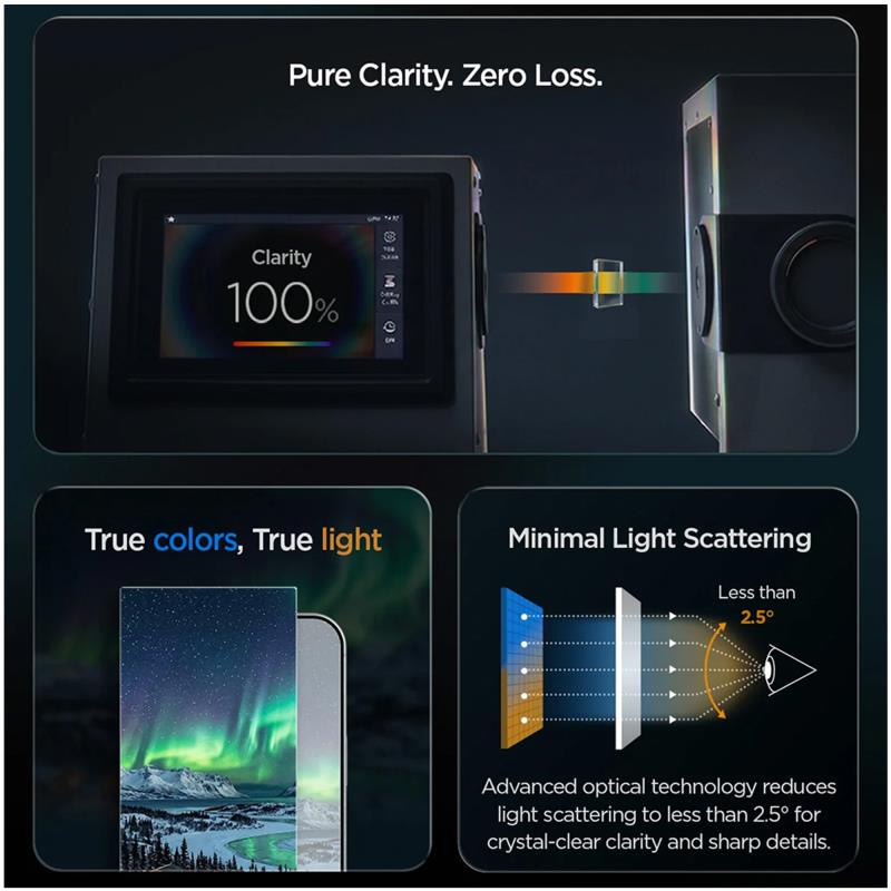 Tempered Glass Full Face Spigen Glas.tR EZ-FIT Apple iPhone Duo Διάφανο (2 τεμ.)