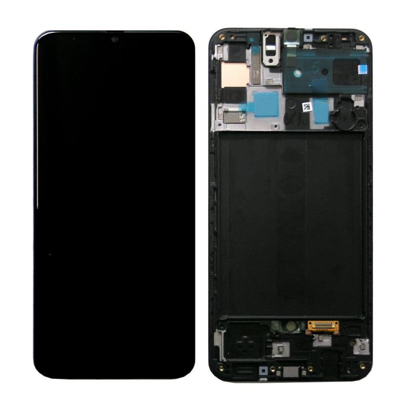 Οθόνη με Touch Screen & Μπροστινή Πρόσοψη Samsung A505F Galaxy A50 Μαύρο (Original)