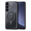 Θήκη TPU & PC Dux Ducis Samsung Galaxy S25 5G Magnetic με Stand Aimo Μαύρο
