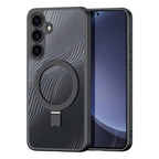Θήκη TPU & PC Dux Ducis Samsung Galaxy S25 5G Magnetic με Stand Aimo Μαύρο