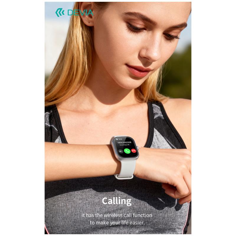 Smartwatch Devia WT6 2.01" Μαύρο