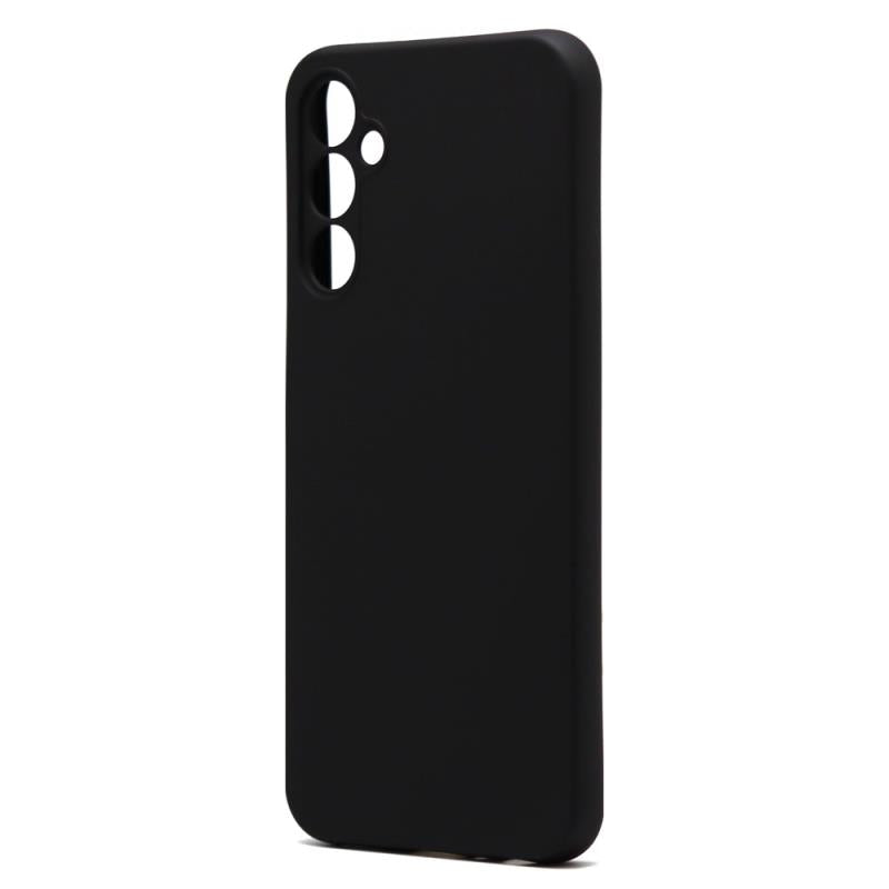 Θήκη Liquid Silicon inos Samsung A245 Galaxy A24 4G L-Cover Μαύρο