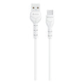 Καλώδιο Σύνδεσης USB 2.0 Devia EC305 USB A σε USB C 10.5W 1m Kintone Eco-Friendly Λευκό