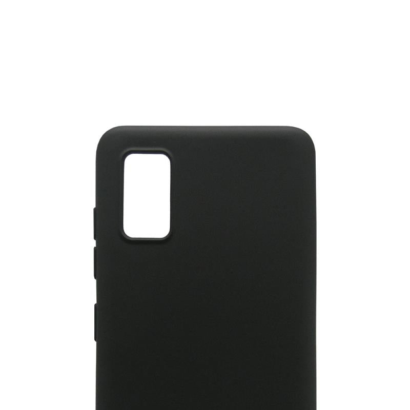 Θήκη Liquid Silicon inos Samsung A415 Galaxy A41 L-Cover Μαύρο