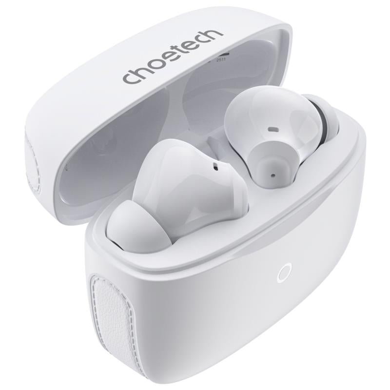 True Wireless Ακουστικά Bluetooth Choetech BH-T83 ANC+ENC Λευκό