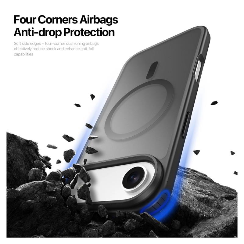 Θήκη TPU & PC Dux Ducis Apple iPhone Air Magnetic MagSafe Yind Μαύρο