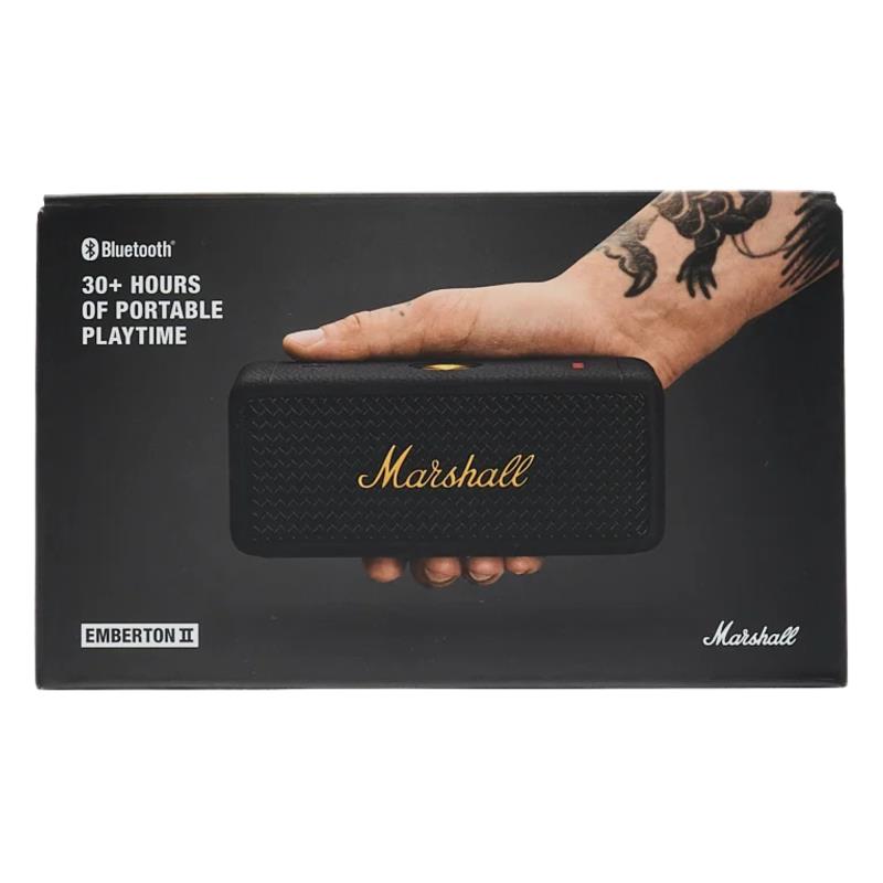 Φορητό Ηχείο Bluetooth Marshall Emberton II Μαύρο-Χρυσό