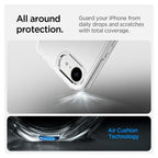 Θήκη TPU & PC Spigen Ultra Hybrid Apple iPhone 16e Διάφανο