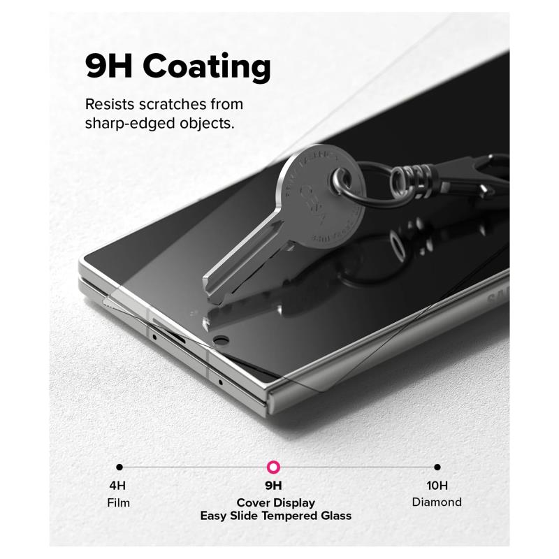 Tempered Glass Full Face Ringke Cover Display Samsung Galaxy Z Fold 7 5G Διάφανο (2 τεμ.)