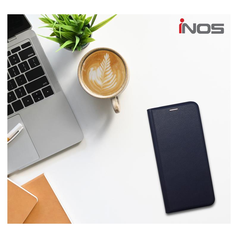 Θήκη Flip Book inos Xiaomi Redmi Note 14 Pro 5G/ Poco X7 5G Foldio Μπλε