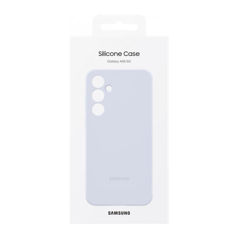Θήκη Σιλικόνης Samsung EF-PA556TLEG A566 Galaxy A55 5G Γαλάζιο