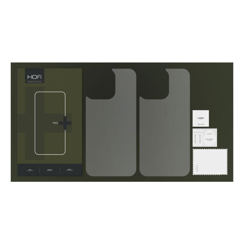 Hybrid Nano Glass Back Protector Hofi HydroFlex Pro+ Apple iPhone 14 Pro Διάφανο (2 τεμ.)