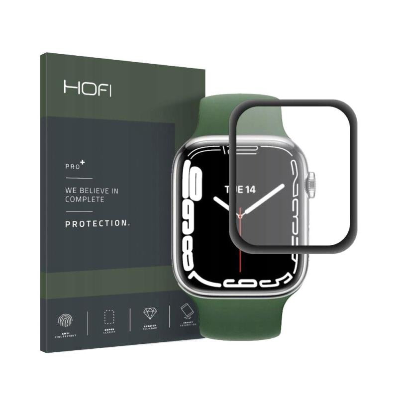 Hybrid Nano Glass Hofi Pro+ Apple Watch 7/ 8/ 9 41mm Μαύρο (1 τεμ.)
