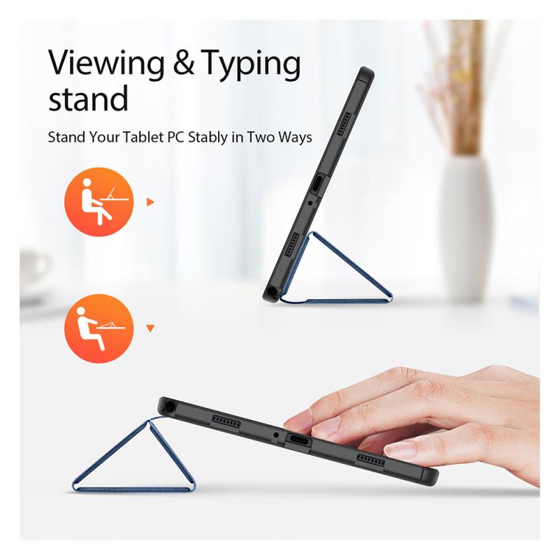 Θήκη TPU Flip Shock Proof Dux Ducis Domo Samsung Galaxy Tab A9 Plus/ A11 Plus 11.0" Wi-Fi/ 4G/ 5G Μαύρο