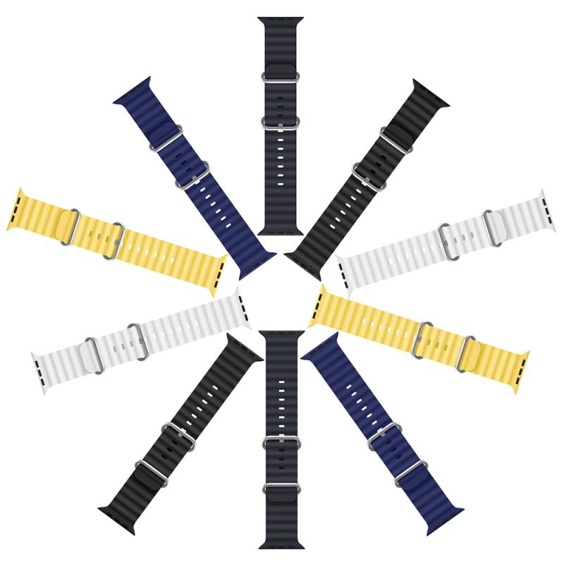 Λουράκι Σιλικόνης Dux Ducis OceanWave Bracelet Apple Watch (38/ 40/ 41/ 42mm) Γκρι