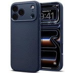Θήκη Soft TPU Spigen Apple iPhone 18 Pro/ 17 Pro Liquid Air Σκούρο Μπλε