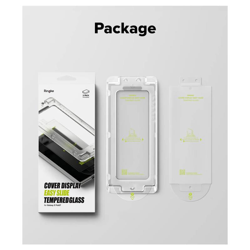 Tempered Glass Full Face Ringke Cover Display Samsung Galaxy Z Fold 7 5G Διάφανο (2 τεμ.)