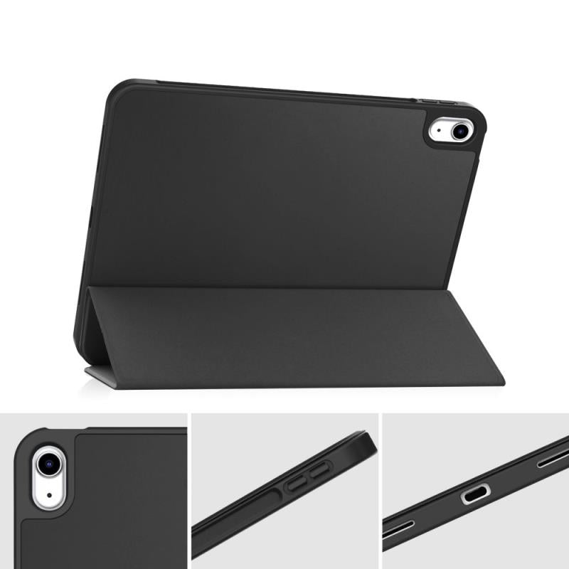 Θήκη Flip Smart inos Apple iPad 10.9" (2022) με TPU & SC Pen Μαύρο