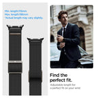 Λουράκι Spigen Samsung Galaxy Watch 8/ 8 Classic (40/44/46mm) Lite Fit Μαύρο