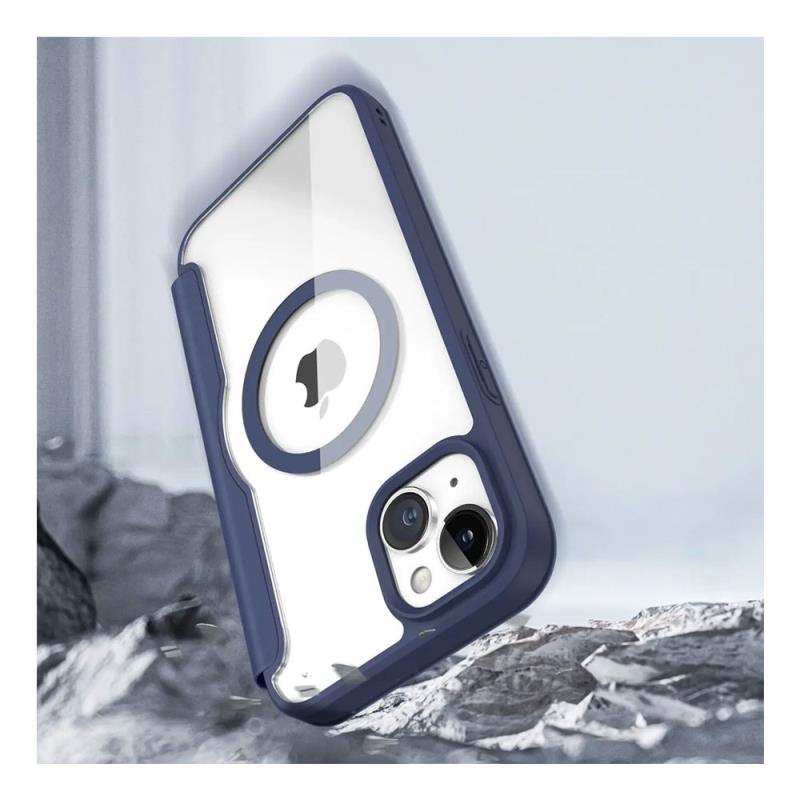 Θήκη Flip Dux Ducis Apple iPhone 15 Plus Wallet Skin X Pro Μπλε
