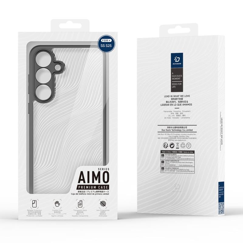 Dux Ducis Samsung Galaxy S25 5G Aimo TPU & PC Case Black