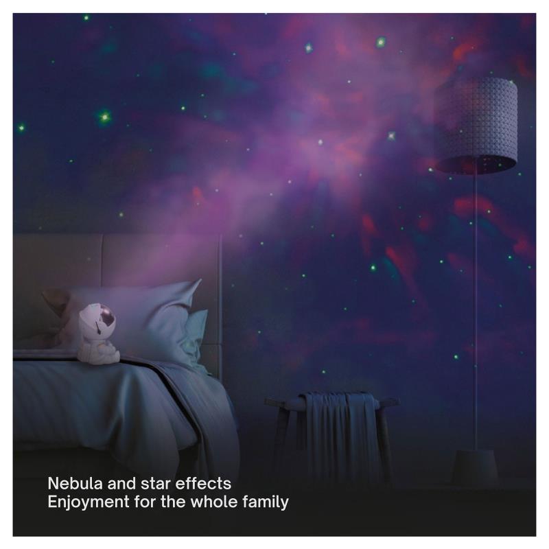 Προβολέας Φορητός - Φωτιστικό GSC Astronaut Star Projection Light LED Λευκό