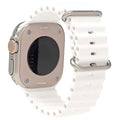 Λουράκι Σιλικόνης Ocean για Apple Watch 44/ 45/ 46/ 49mm Λευκό (Ασυσκεύαστο)