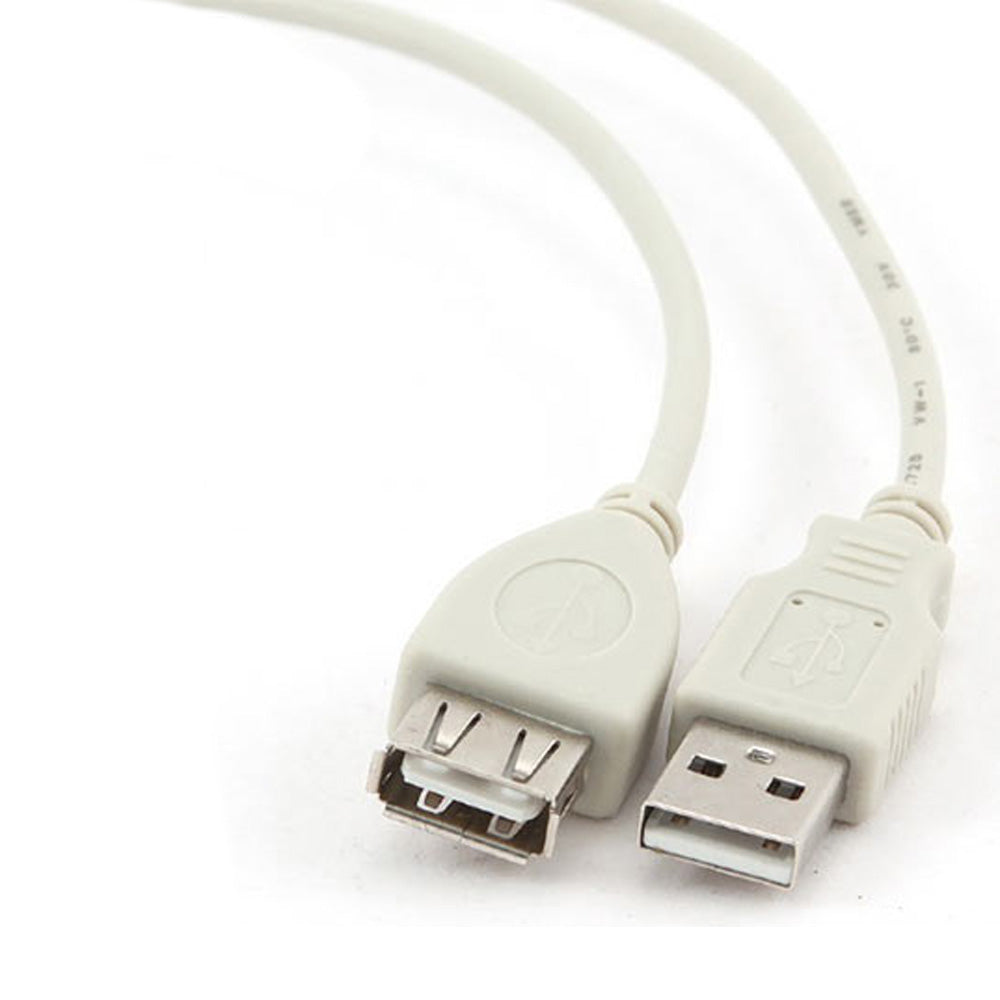 CABLEXPERT USB 2,0 Extension Cable 0,75M White
