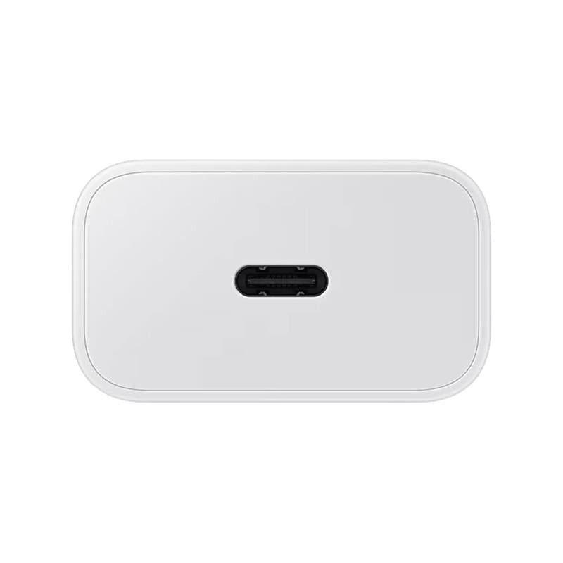 Φορτιστής Ταξιδίου Ταχείας Φόρτισης Samsung EP-T2510XWEG με Έξοδο USB C 25W 3A & Καλώδιο USB C Λευκό