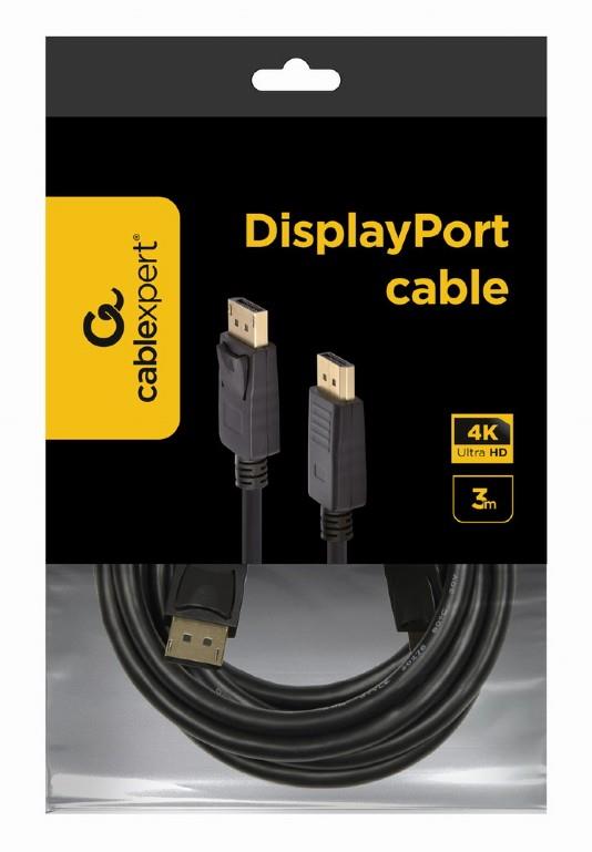 CABLEXPERT ΚΑΛΩΔΙΟ DISPLAY PORT, 4K, MALE-MALE, 3m