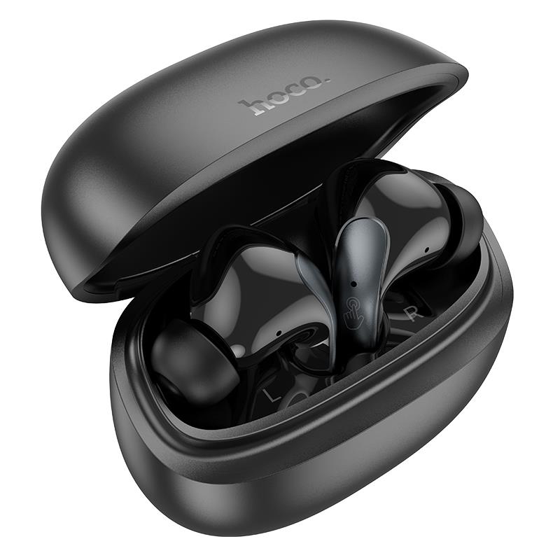 HOCO EQ5 ENERGY TRUE WIRELESS ANC+ENC HEADSET, ΜΑΥΡΟ