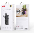 XO PR220 POWERBANK ΤΣΕΠΗΣ ΜΕ ΒΙΣΜΑ LIGHTNING ΓΙΑ IPHONE KAI ΚΑΛΩΔΙΟ TYPE-C, 5000MAH